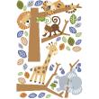 Animals wall decals - Jungle animals gamer stickers - ambiance-sticker.com