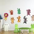 Stickers muraux Animaux - Wall decals animals funny safari - ambiance-sticker.com