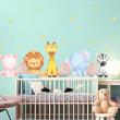 Animals wall decals - Wall decals watercolor cute animals - ambiance-sticker.com