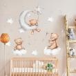 Animals wall decals - Wall decals animals teddy bears in the world of dreams - ambiance-sticker.com