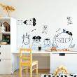 Wall decals pirate  - Wall decal pirate animals at sea - ambiance-sticker.com