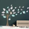 Wall decals for kids - Autumn tree and leaves stickers wall decal - ambiance-sticker.com