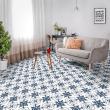 Wall decal cement floor tiles - Wall decal floor tiles Anatola non-slip - 60x100 cm - ambiance-sticker.com
