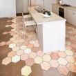 Wall decal cement floor tiles - Wall decal floor tiles non-slip sahara - ambiance-sticker.com