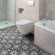 Wall decal cement floor tiles - Wall decal floor tiles Horacio non-slip - 60x100 cm - ambiance-sticker.com