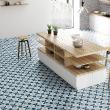 Wall decal cement floor tiles - Wall stickers floor tiles Zinio non-slip - 60x100 cm - ambiance-sticker.com