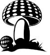 Mushroom sticker - ambiance-sticker.com
