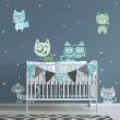 Wall decals for kids - Disguised cats stickers - ambiance-sticker.com