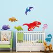 Space wall decals - Walls decals funny dinosaurs - ambiance-sticker.com