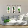 Wall decals 3D - Wall decal 3D egyptian plants and vases - ambiance-sticker.com
