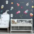 Wall decals child animals Wall decals child animals astronauts in space - ambiance-sticker.com