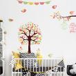 Wall decals for kids - Wall decals child pretty tree and birds - ambiance-sticker.com
