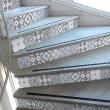 wall decal stair  - Wall decal stair cement tiles hanaisa x 2 - ambiance-sticker.com
