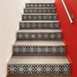 wall decal stair  - Wall stickers stair cement tiles Saveria x 2 - ambiance-sticker.com