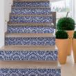 wall decal stair  - Wall decal stair tiles classic ornaments x 2 - ambiance-sticker.com