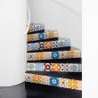 wall decal stair  - Wall decal stair tiles sabrina x 2 - ambiance-sticker.com