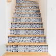 wall decal stair  - Wall decal stair tiles valerinio x 2 - ambiance-sticker.com