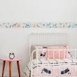 Wall decals for kids - Wall decal stickers frieze child room our friends the animals - ambiance-sticker.com