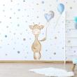 Wall decals for kids - Funny giraffes and balloons stickers - ambiance-sticker.com
