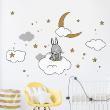 Stickers muraux Animaux - Wall decals star counter bunny - ambiance-sticker.com