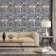 wall decal materials - Wall decal materials stones of the Alps - ambiance-sticker.com