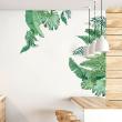Stickers muraux Animaux - Wall decals nature tropical leaves fan - ambiance-sticker.com