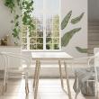Nature wall decals - Wall stickers nature spring leaves - ambiance-sticker.com