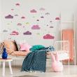 Cloud wall decals - Wall decal scandinavian clouds and stars of the sky - ambiance-sticker.com