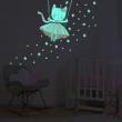 Phosphorescent  wall decals -  Wall decal glow in the dark dancing cat - ambiance-sticker.com