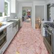 Wall decal floor marble floor - Wall decal non-slip bohemian pink marble floor - ambiance-sticker.com