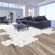 Wall decal cement floor tiles - Wall decal floor tiles white marble non-slip - ambiance-sticker.com