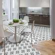 Wall decal cement floor tiles - Wall stickers floor tiles perina non-slip - ambiance-sticker.com