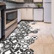 Wall decal floor tiles - Wall decal floor tiles rachelia non-slip - ambiance-sticker.com