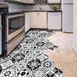 Wall decal floor tiles - Wall decal floor tiles saranzio non-slip - ambiance-sticker.com