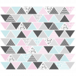 Wall decals for kids - 100 stickers Scandinavian triangles - ambiance-sticker.com
