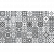 wall decal cement tiles - 60 wall decal cement tiles azulejos adalia - ambiance-sticker.com