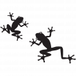 Wall decal car  Wall decal car frog frogs - ambiance-sticker.com