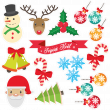 Christmas wall decals - Wall decal Christmas Merry Christmas for kids - ambiance-sticker.com