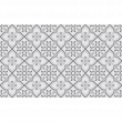 Wall decal cement floor tiles - Wall decal floor Dante tiles non-slip - 60x100 cm - ambiance-sticker.com