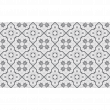 Wall decal cement floor tiles - Wall decal floor tiles Decisa non-slip - 60x100 cm - ambiance-sticker.com