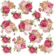 Flower wall decals - Wall decal flower bouquets of roses - ambiance-sticker.com