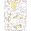 Wall decals for kids - Sheep friends of the night wall decal - ambiance-sticker.com