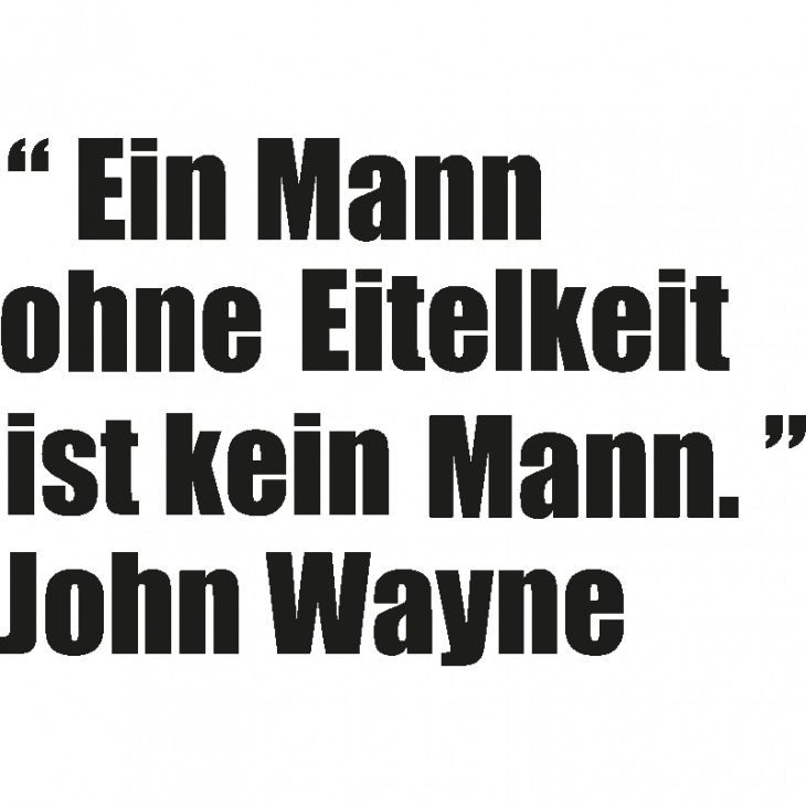 Wall decals with quotes - Wall decal Ein maan - ambiance-sticker.com