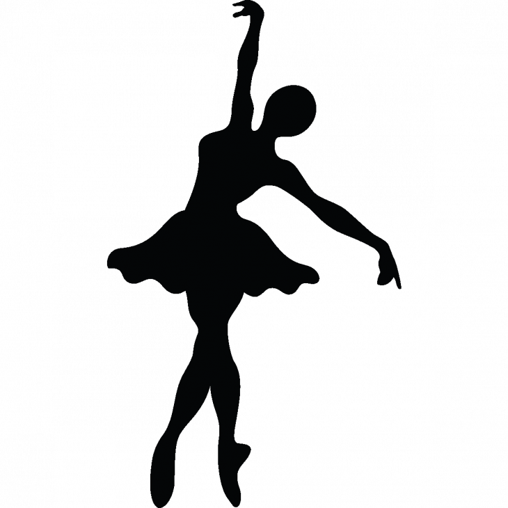 Figures wall decals - Wall decal Silhouette dancer - ambiance-sticker.com