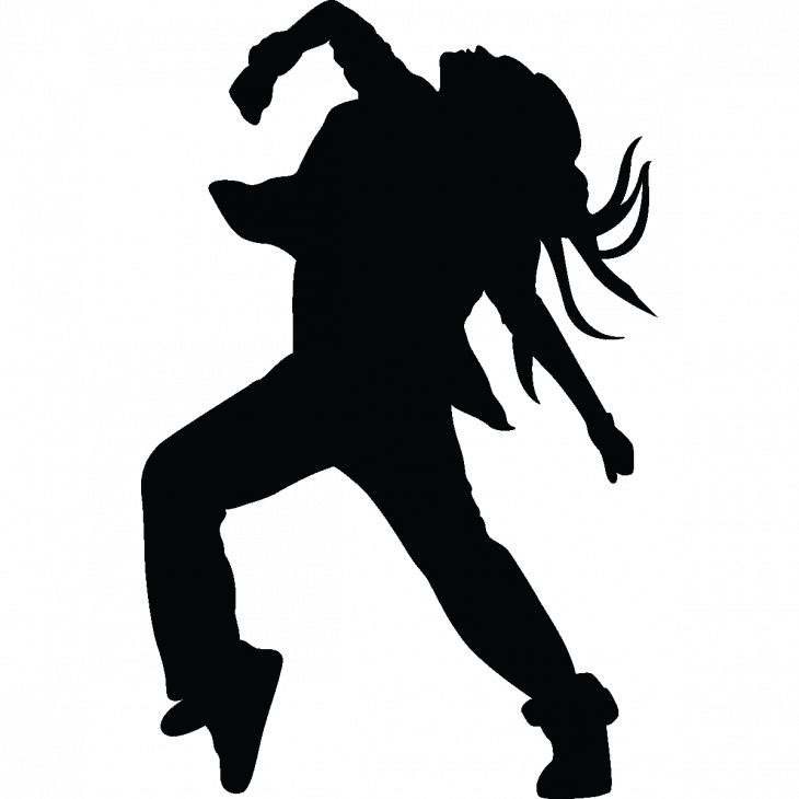 Figures wall decals - Wall decal Silhouette rastaman - ambiance-sticker.com