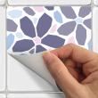 vinilos baldosas de cemento - 24 adhesivos azulejos adornos refinados - ambiance-sticker.com