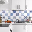 vinilos baldosas de cemento - 24 adhesivos azulejos adornos venecianas - ambiance-sticker.com