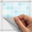 vinilos azulejos - 24 adhesivos azulejos variación de color azul - ambiance-sticker.com