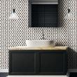vinilos azulejos material - 30 vinilo baldosas efecto mármol blanco y negro oro - ambiance-sticker.com