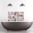 vinilos baldosas de cemento - 60 adhesivos azulejos vintage multicolor - ambiance-sticker.com
